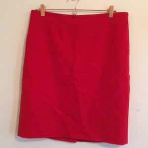 J Crew Wool Blend Pencil Skirt